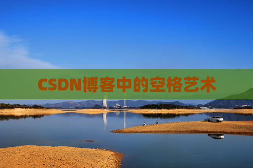 CSDN博客中的空格艺术