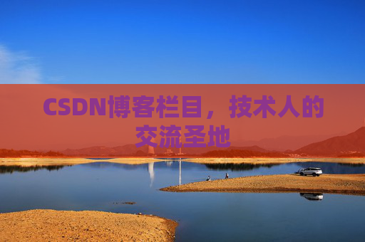 CSDN博客栏目，技术人的交流圣地